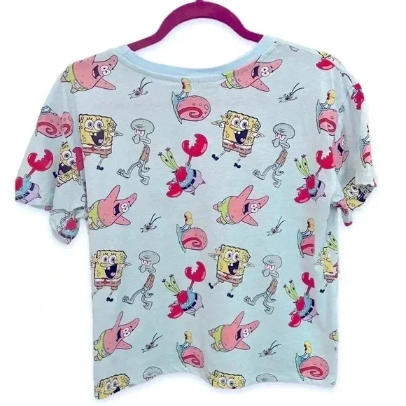 SpongeBob Nickelodeon Graphic Tee TShirt Short Sleeve - Picture 2 of 3
